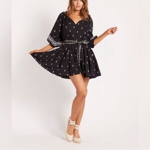 Cleobella cotton embroidered dress